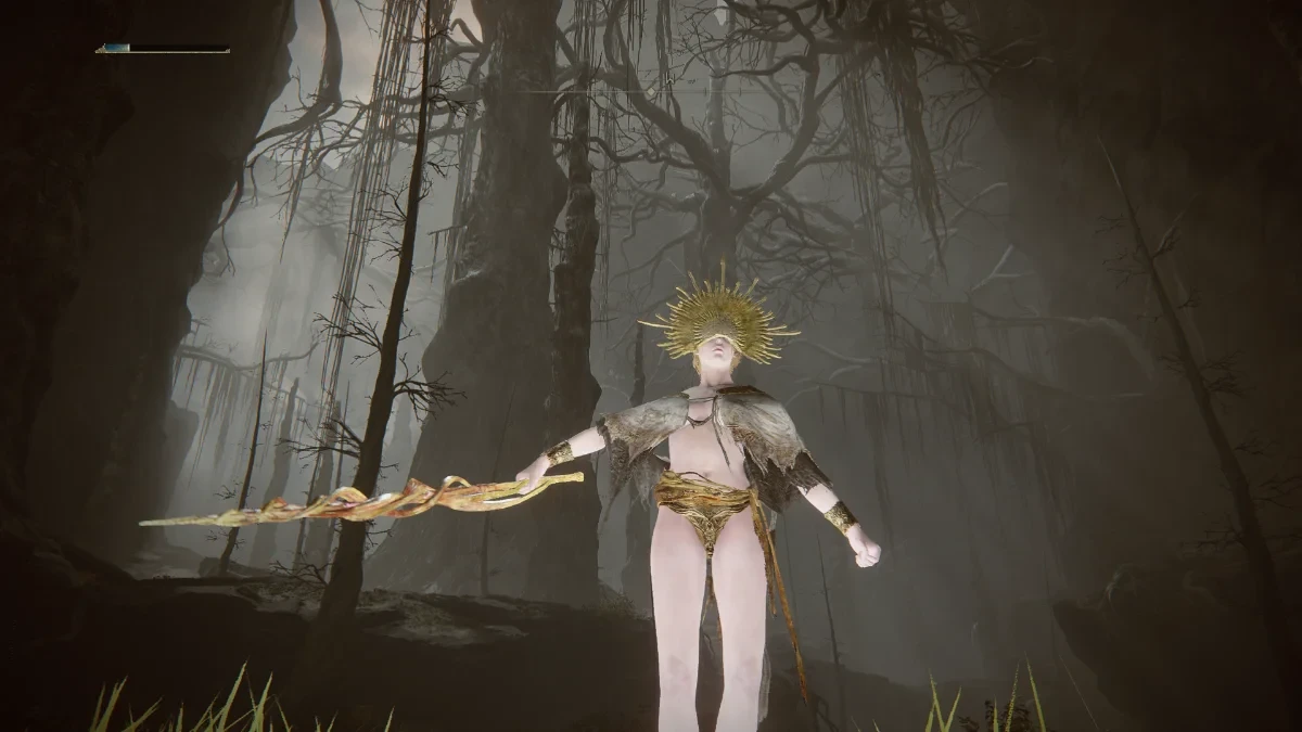 Personagem da build Midra, Lord da Chama Frenetica - Cosplay