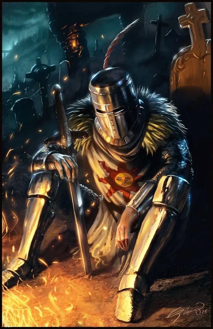 Personagem da build Seja o Solaire!