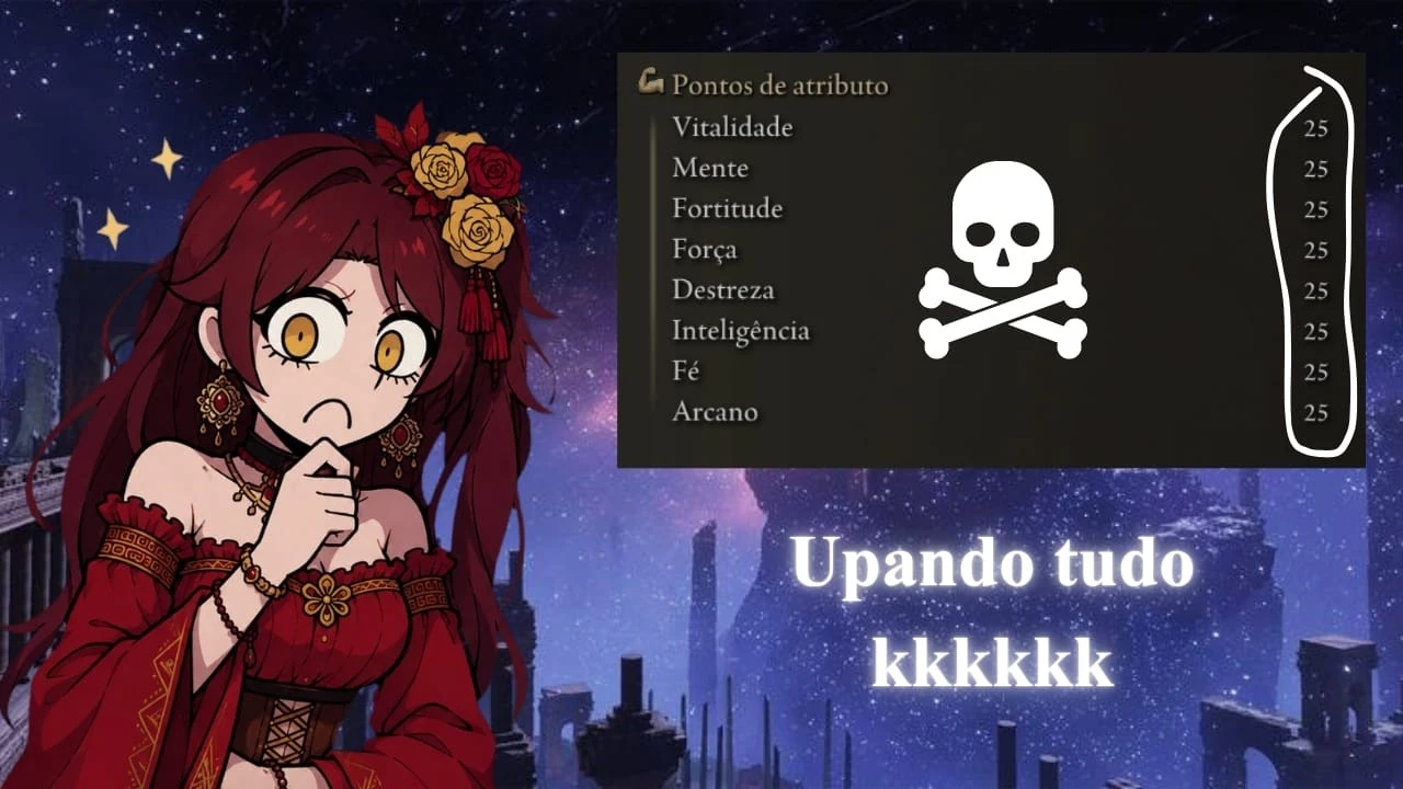 Personagem da build Build de tudo