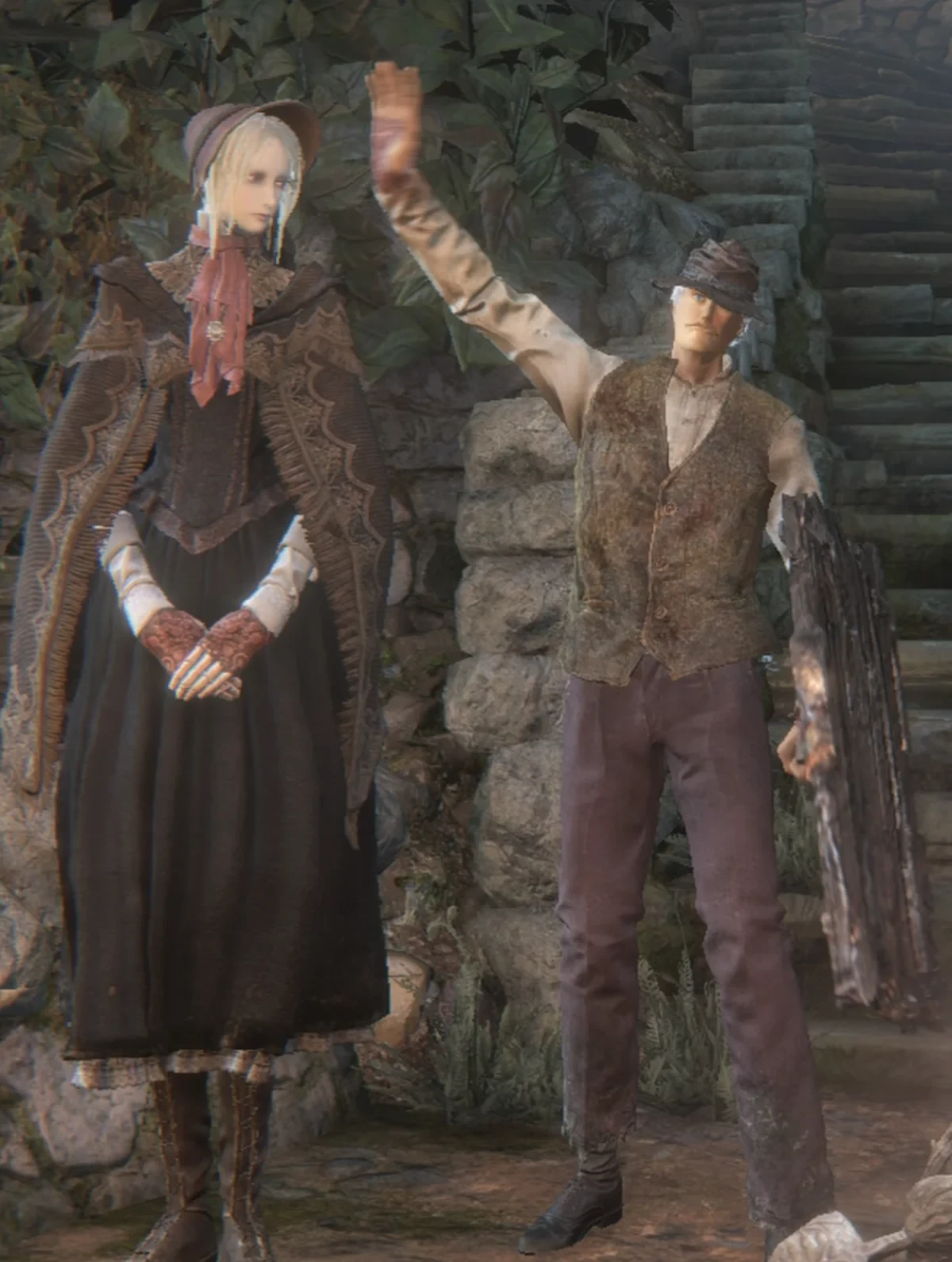 Personagem da build John Yharnam away!
